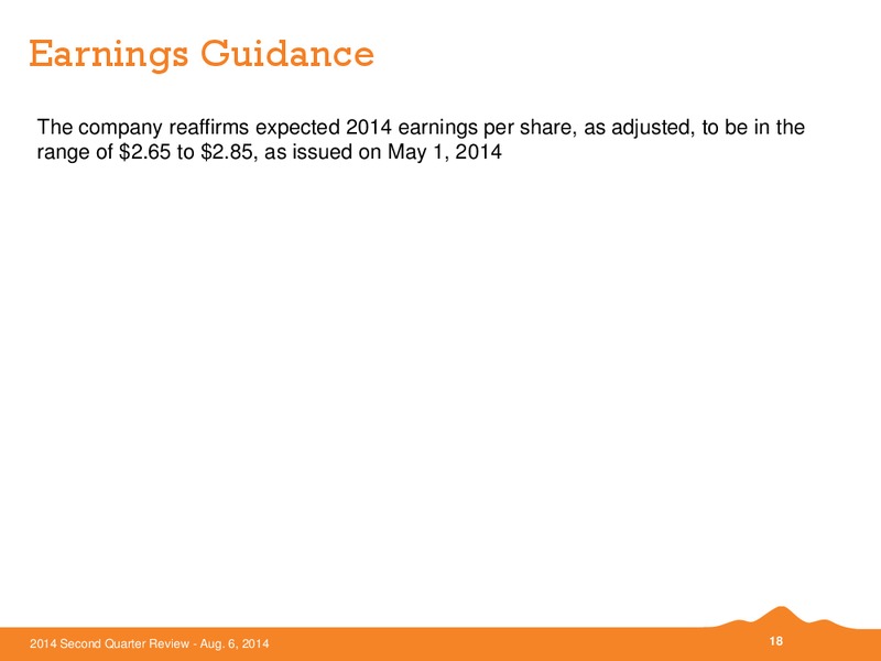 Q2 2014 EARNINGS CALL – Black Hills Corporation – slide 17