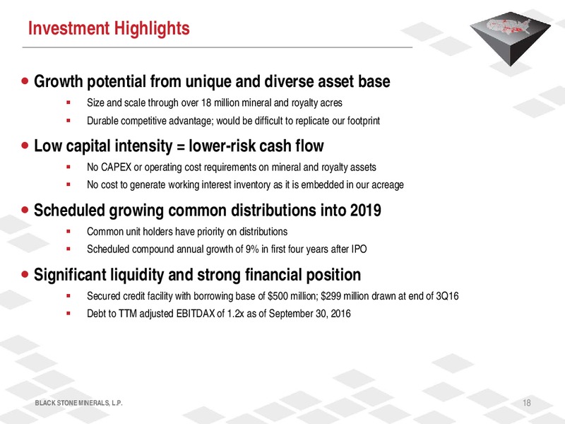 UBS MLP One on One Conference – Black Stone Minerals, L.P. – slide 17
