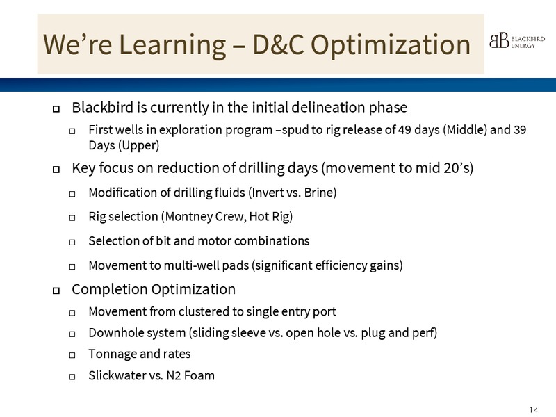 May 2015 Investor Presentation – Blackbird Energy Inc. – slide 13