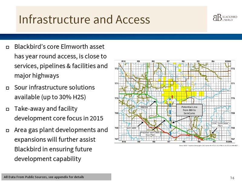 May 2015 Investor Presentation – Blackbird Energy Inc. – slide 15