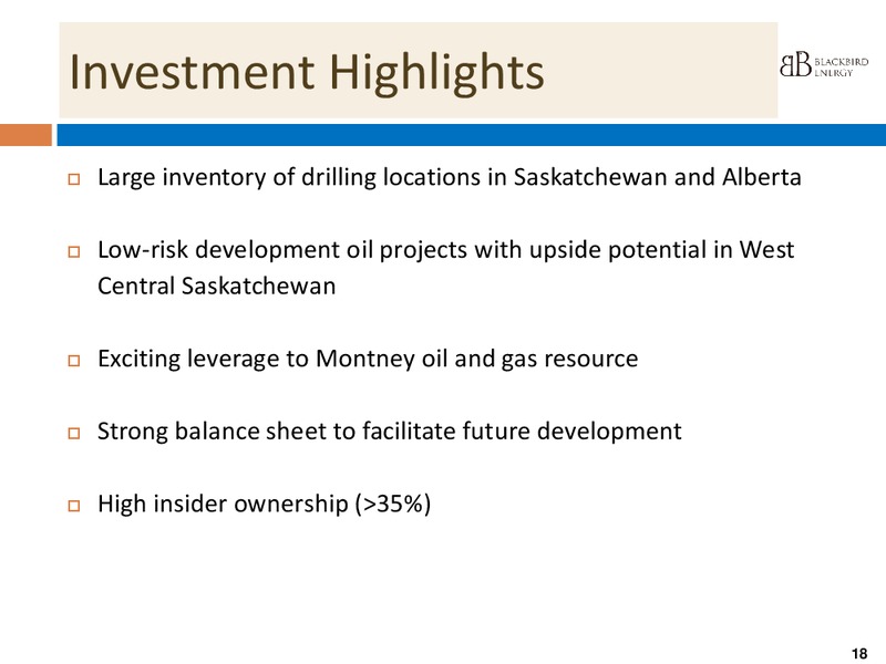 Q4 2014 Corporate Presentation – Blackbird Energy Inc. – slide 17