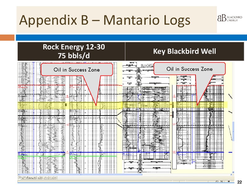 Q4 2014 Corporate Presentation – Blackbird Energy Inc. – slide 21