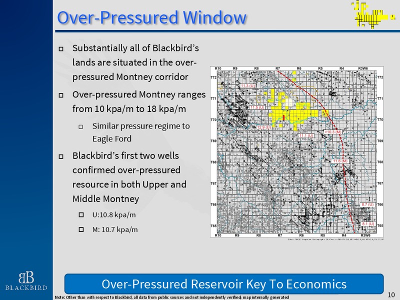 January 2016 Corporate Presentation – Blackbird Energy Inc. – slide 9