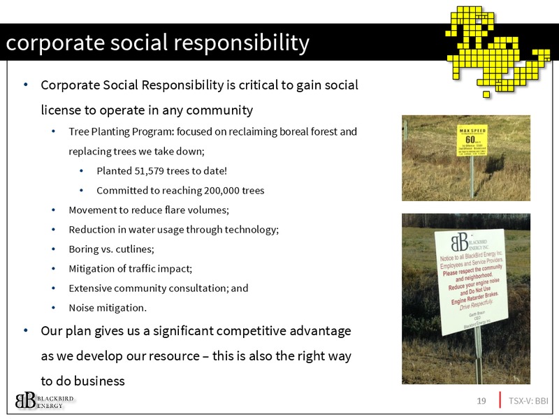 March 2017 Investor Presentation – Blackbird Energy Inc. – slide 18
