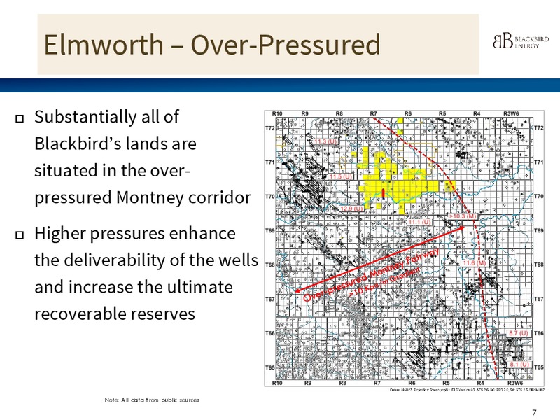 2015 BLACKBIRD ENERGY CORPORATE PRESENTATION – Blackbird Energy Inc. – slide 7