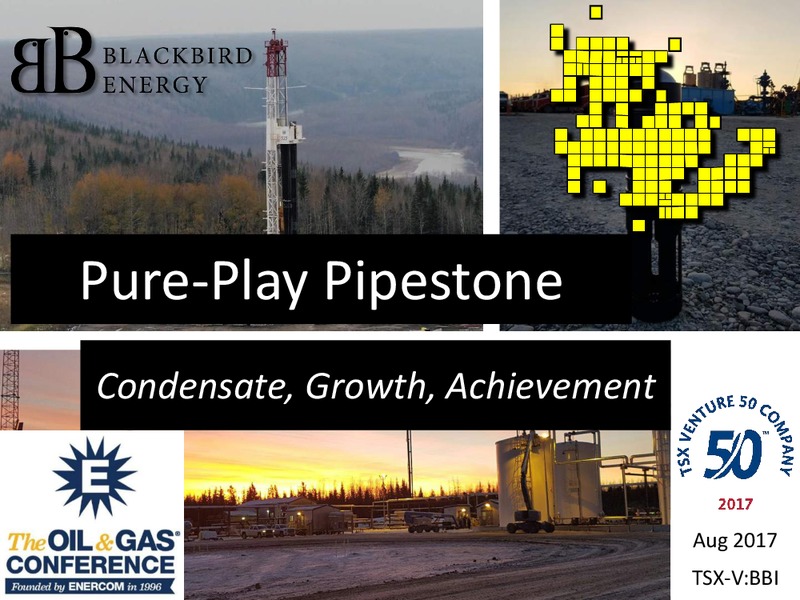 Enercom Oil and Gas Conference – Blackbird Energy Inc. – slide 1