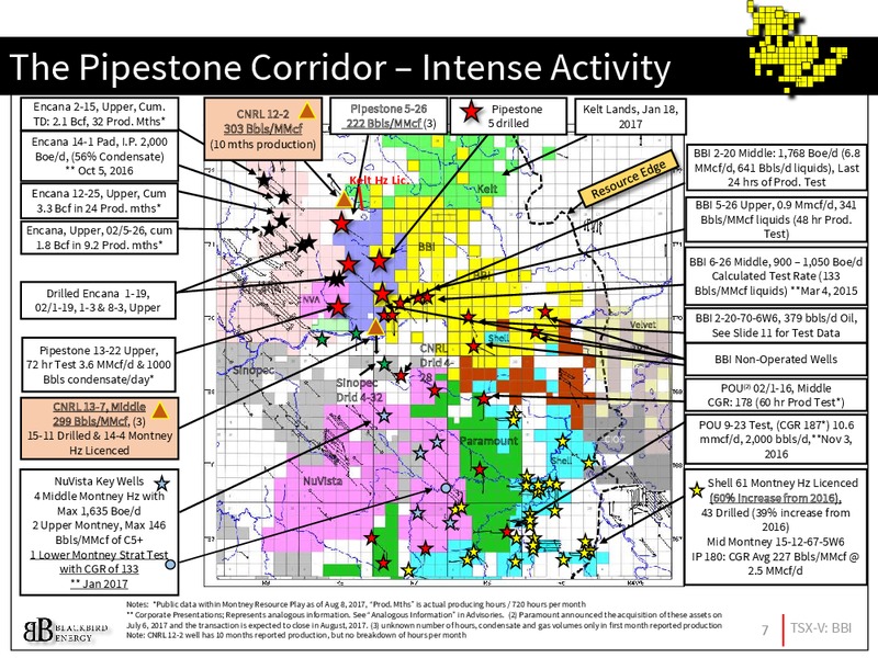Enercom Oil and Gas Conference – Blackbird Energy Inc. – slide 7