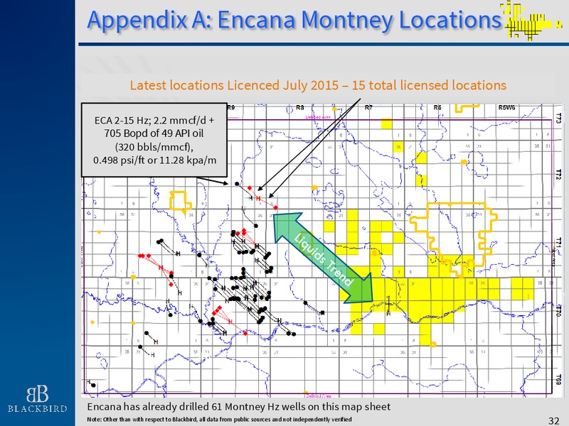 September 2015 Investor Presentation – Blackbird Energy Inc. – slide 30