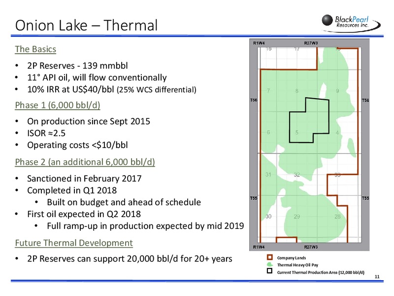 April 2018 Corporate Presentation – Blackpearl Resources, Inc. – slide 10