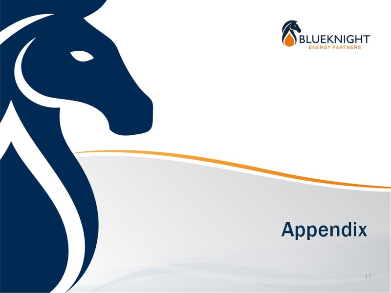 May 2019 Investor Presentation – Blueknight Energy Partners, L.P. – slide 16