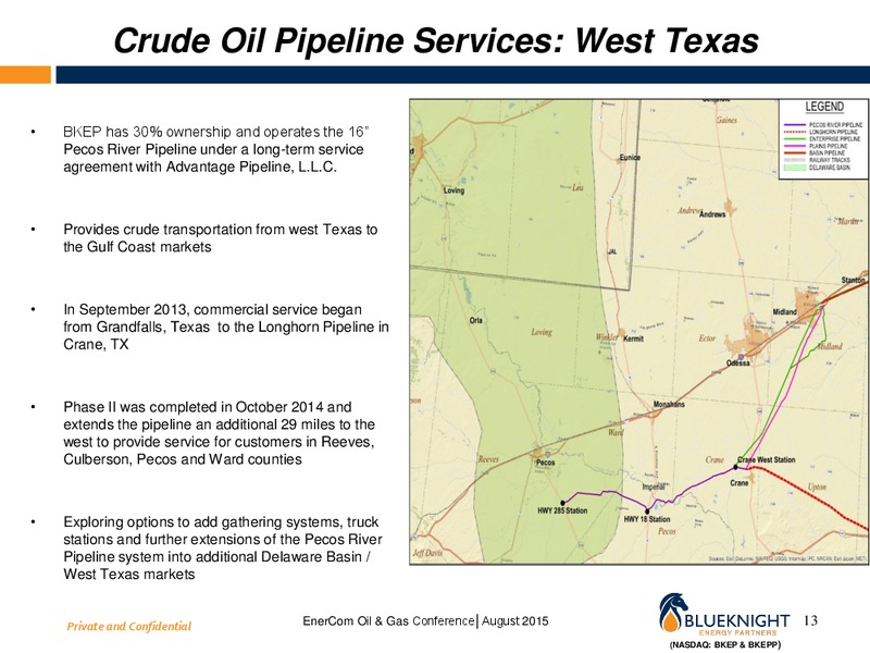 EnerCom The Oil and Gas Conference 2015 – Blueknight Energy Partners, L.P. – slide 12