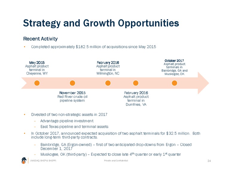 December 2017 Investor Presentation – Blueknight Energy Partners, L.P. – slide 23