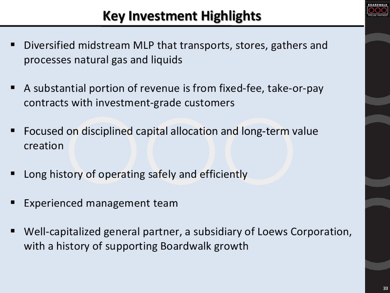 NAPTP MLP Investor Conference – Boardwalk Pipeline Partners, Lp – slide 32