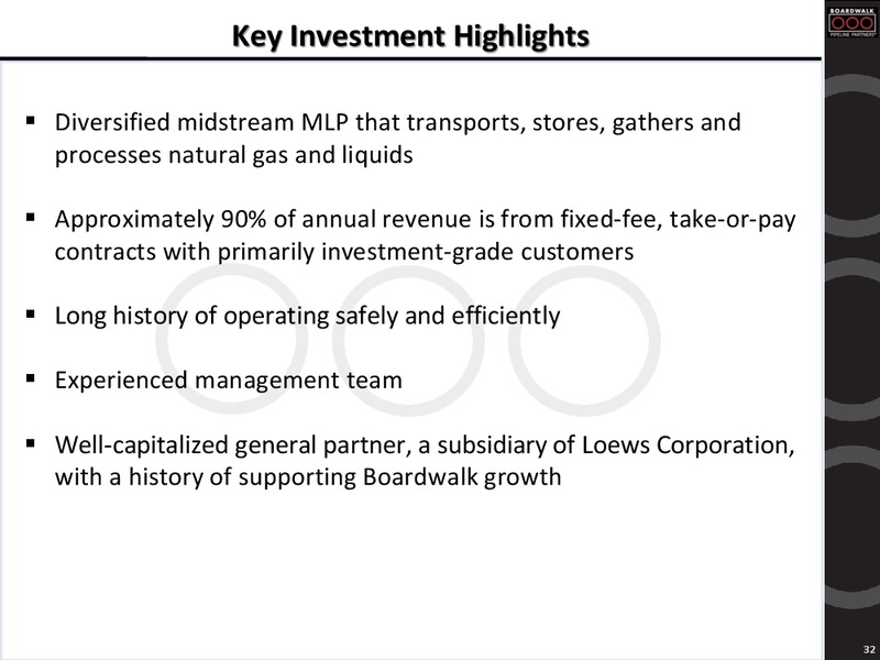 Morgan Stanley MLP Conference – Boardwalk Pipeline Partners, Lp – slide 31
