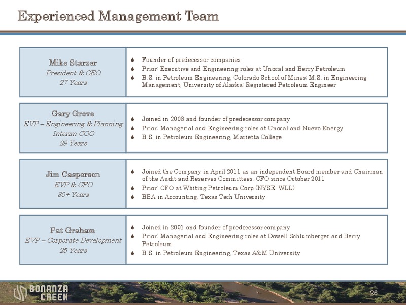 June 2012 Investor Presentation – Bonanza Creek Energy, Inc. – slide 25