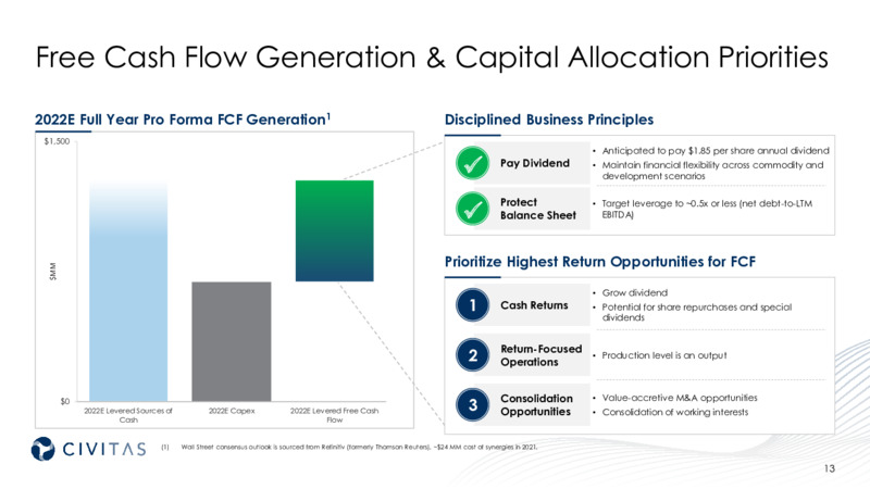 August 2021 – Bonanza Creek Energy, Inc. – slide 11