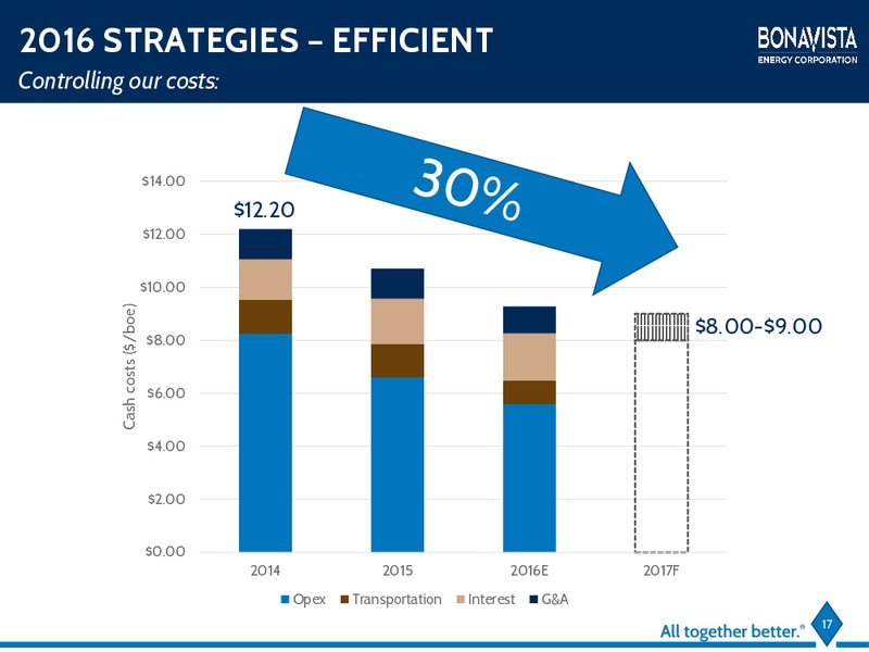 Peters and Co Energy Conference – Bonavista Energy Corp – slide 14