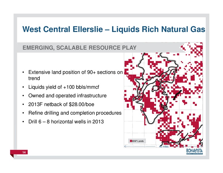FirstEnergy Capital East Coast Energy Conference – Bonavista Energy Corp – slide 13