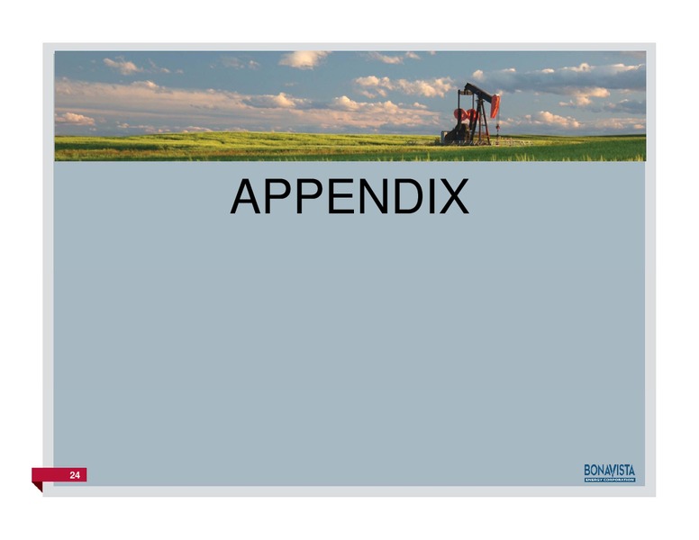 FirstEnergy Capital East Coast Energy Conference – Bonavista Energy Corp – slide 23