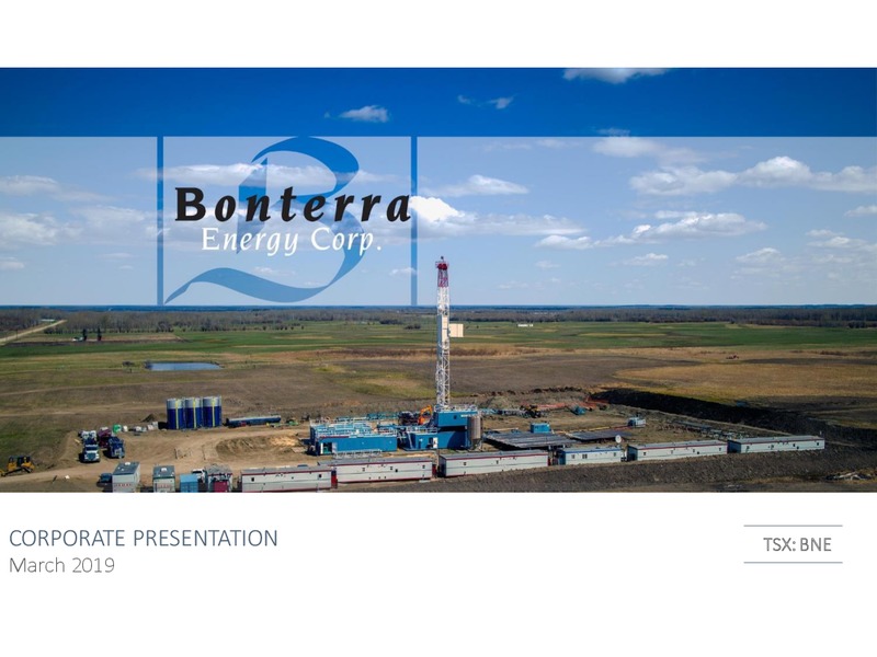 March 2019 Corporate Presentation – Bonterra Energy Corp – slide 1