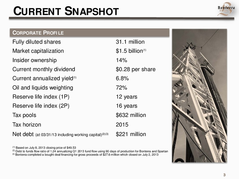 TD SECURITIES CALGARY ENERGY CONFERENCE – Bonterra Energy Corp – slide 2