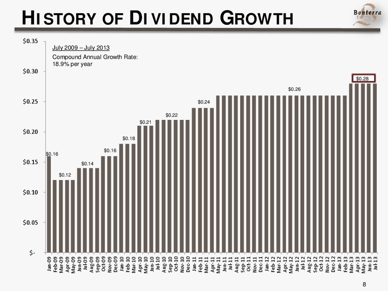 TD SECURITIES CALGARY ENERGY CONFERENCE – Bonterra Energy Corp – slide 7