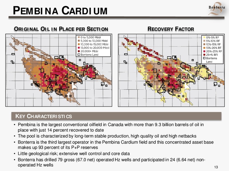 TD SECURITIES CALGARY ENERGY CONFERENCE – Bonterra Energy Corp – slide 12