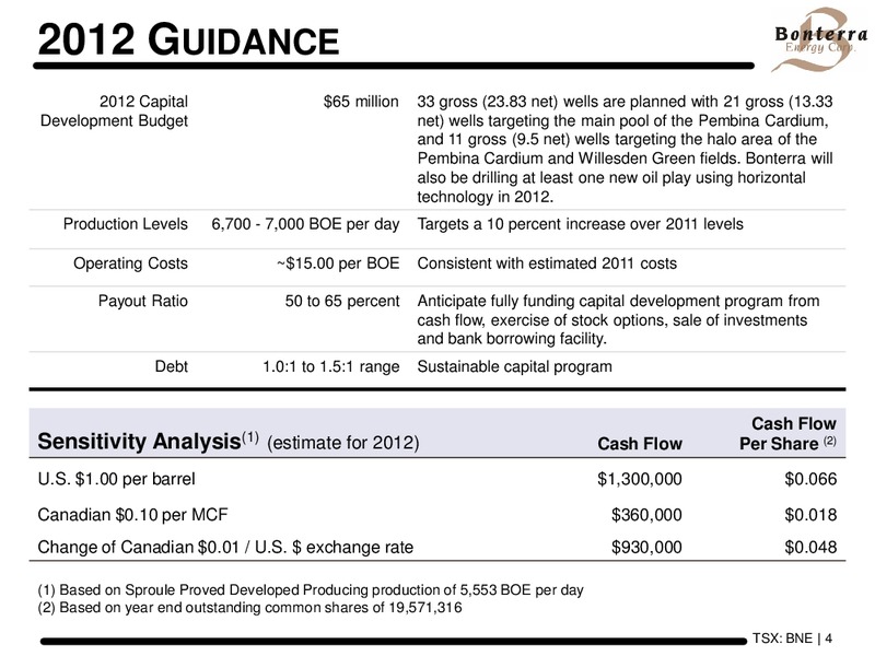 ENERCOMS THE OIL & GAS CONFERENCE – Bonterra Energy Corp – slide 3