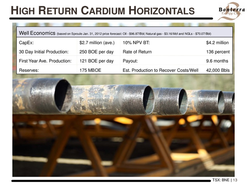 PETERS & CO ENERGY CONFERENCE – Bonterra Energy Corp – slide 12