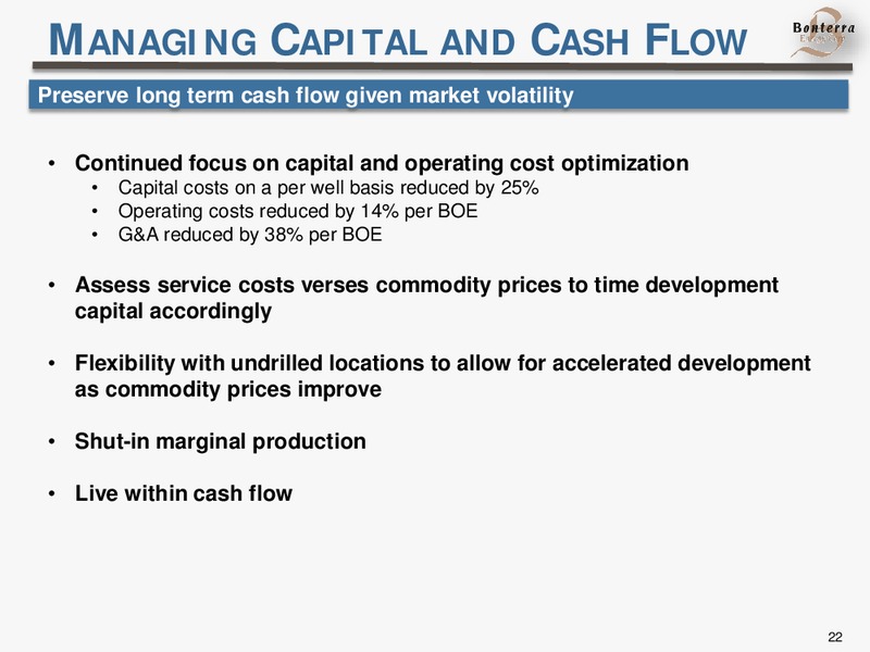 October 2015 Corporate Presentation – Bonterra Energy Corp – slide 22