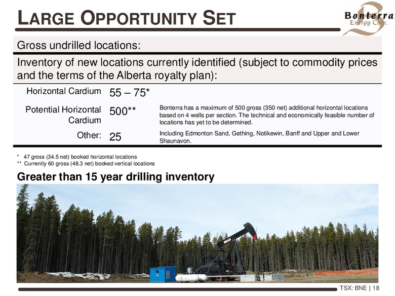 NOVEMBER 2011 INVESTOR PRESENTATION – Bonterra Energy Corp – slide 17
