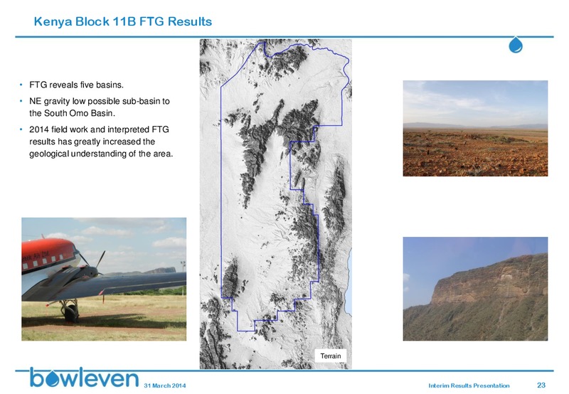 H2 2013 RESULTS – Bowleven Plc – slide 22