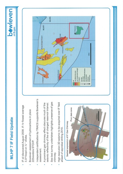 JANUARY 2010 INVESTOR PRESENTATION – Bowleven Plc – slide 14