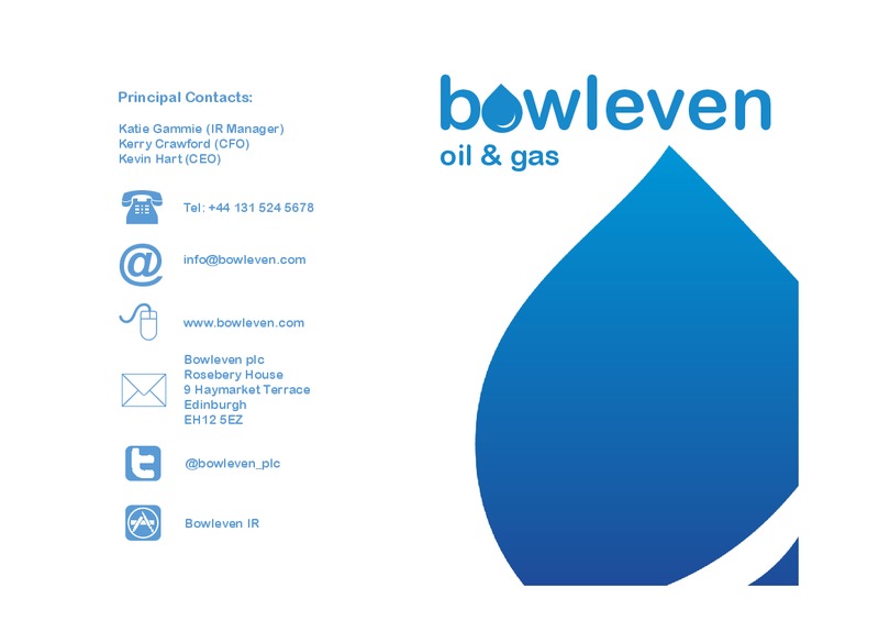 2017 Investor Presentation – Bowleven Plc – slide 11