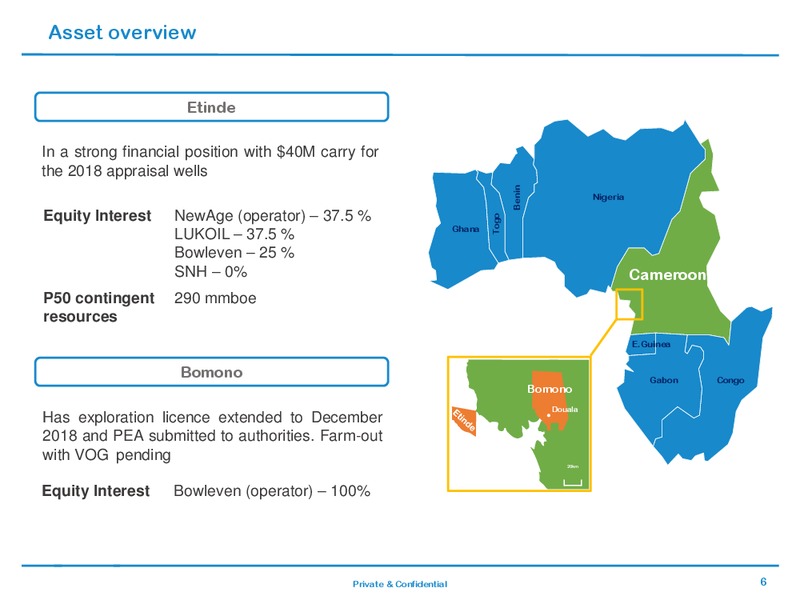 March 2018 Investor Presentation – Bowleven Plc – slide 5
