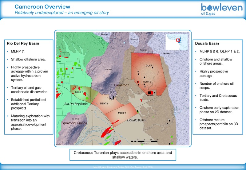 MERRILL LYNCH 9TH ANNUAL OIL & GAS INVESTOR FORUM – Bowleven Plc – slide 8