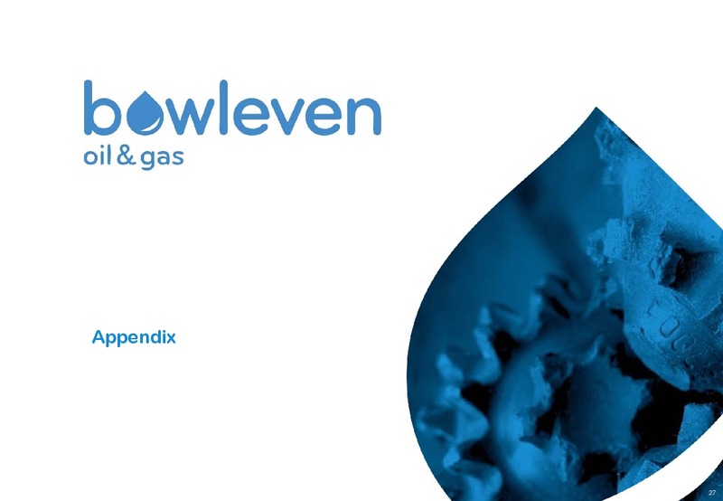 JUNE 2010 CORPORATE PRESENTATION – Bowleven Plc – slide 27