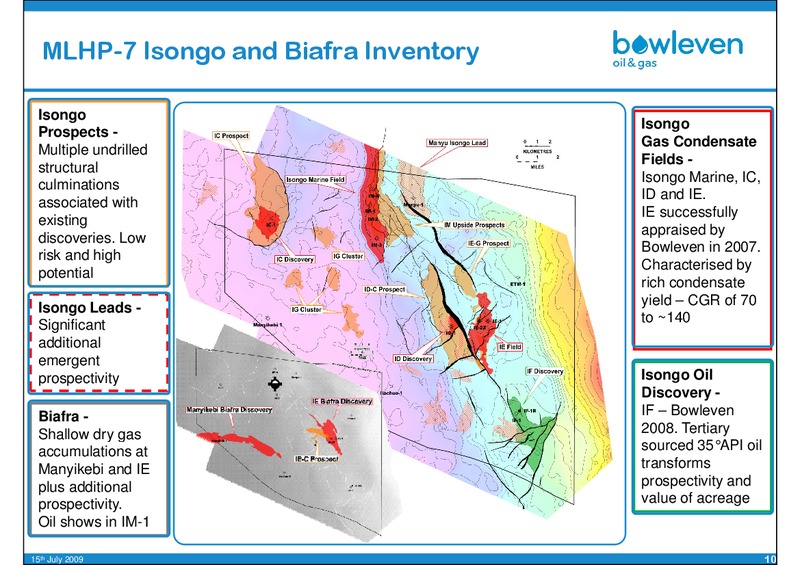 OILBARREL CONFERENCE – Bowleven Plc – slide 10