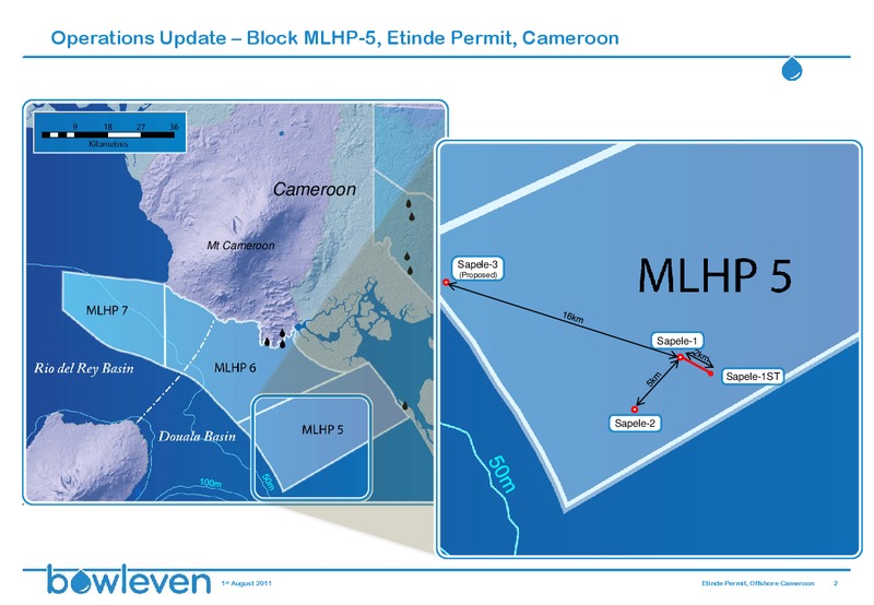 AUGUST 2011 CORPORATE PRESENTATION – Bowleven Plc – slide 2