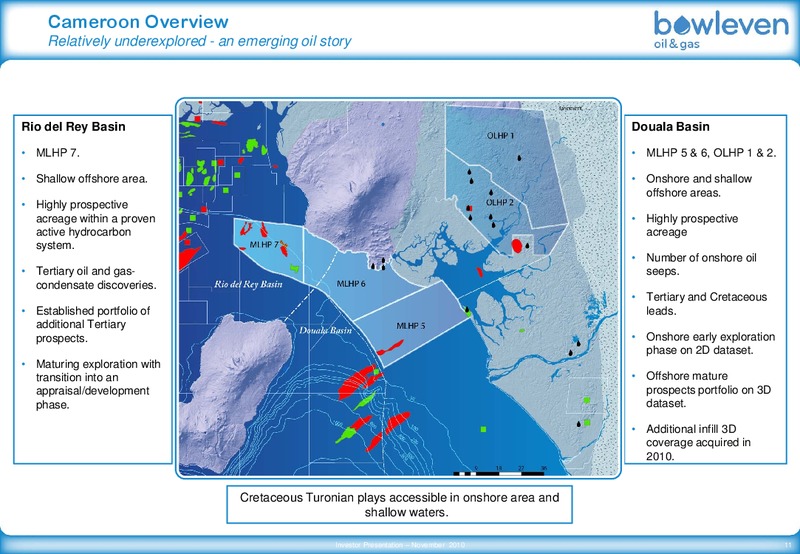 2010 PRELIMINARY RESULTS – Bowleven Plc – slide 11