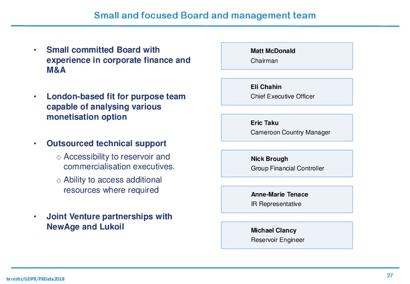 Annual General Meeting – Bowleven Plc – slide 26