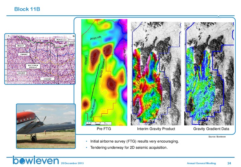DECEMBER 2013 ANNUAL GENERAL MEETING – Bowleven Plc – slide 23