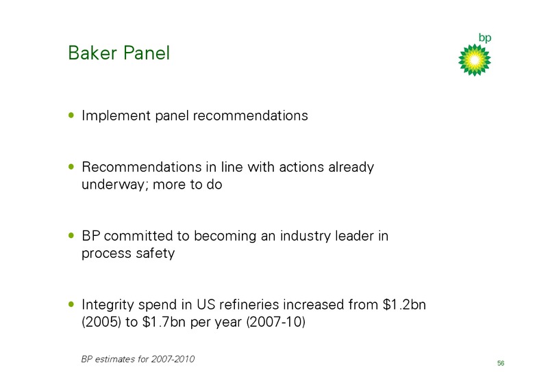 FULL YEAR 2006 RESULTS – Bp Energy Partners Lp – slide 55