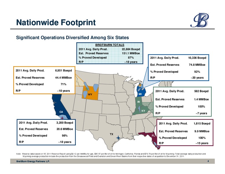 RBC Capital Markets 2012 Global Energy and Power Conference – Breitburn Energy Partners L.P. – slide 4