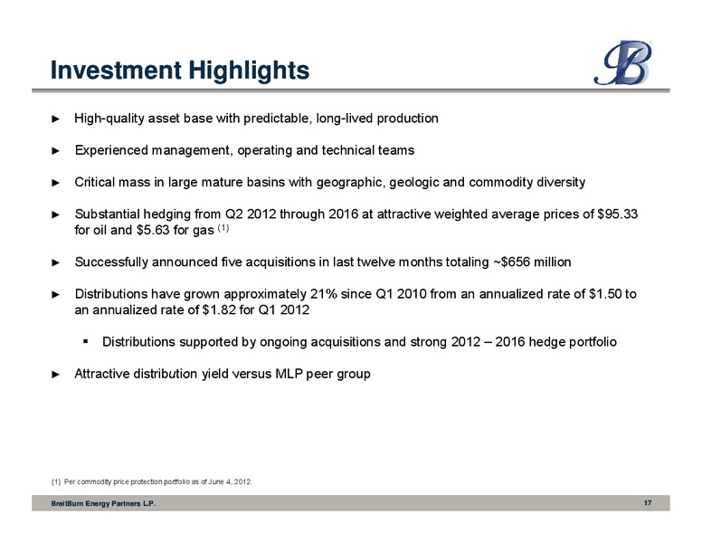 RBC Capital Markets 2012 Global Energy and Power Conference – Breitburn Energy Partners L.P. – slide 17
