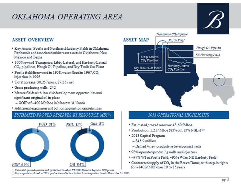 Credit Suisse MLP and Energy Logistics Conference – Breitburn Energy Partners L.P. – slide 8