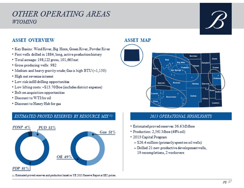Credit Suisse MLP and Energy Logistics Conference – Breitburn Energy Partners L.P. – slide 37