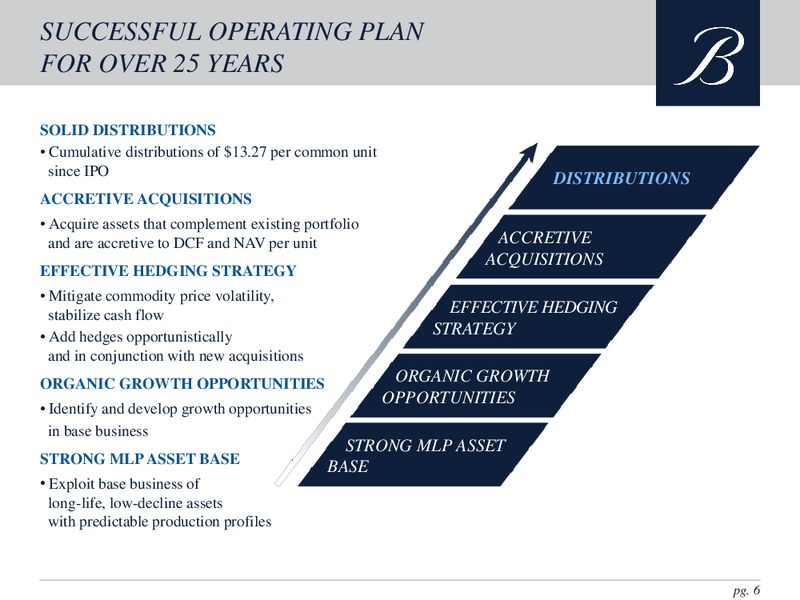 GLOBAL HUNTER 100 CONFERENCE – Breitburn Energy Partners L.P. – slide 6