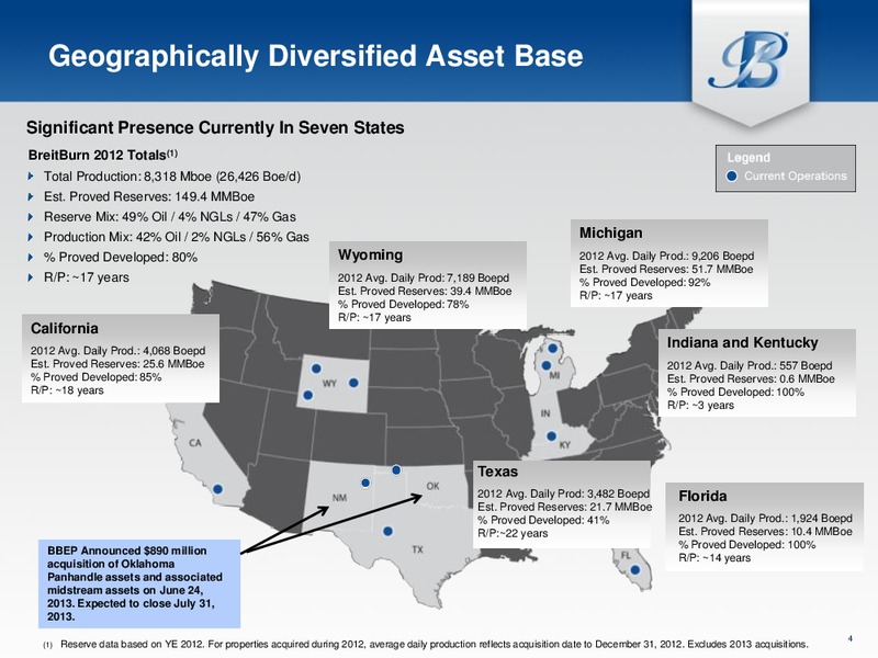 Credit Suisse MLP and Energy Logistics Conference – Breitburn Energy Partners L.P. – slide 3