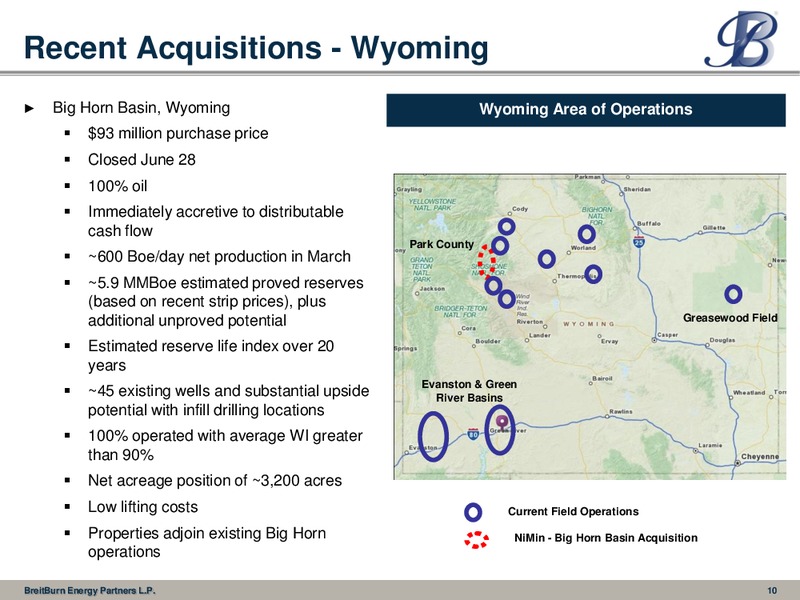 August 2012 Investor Presentation – Breitburn Energy Partners L.P. – slide 10